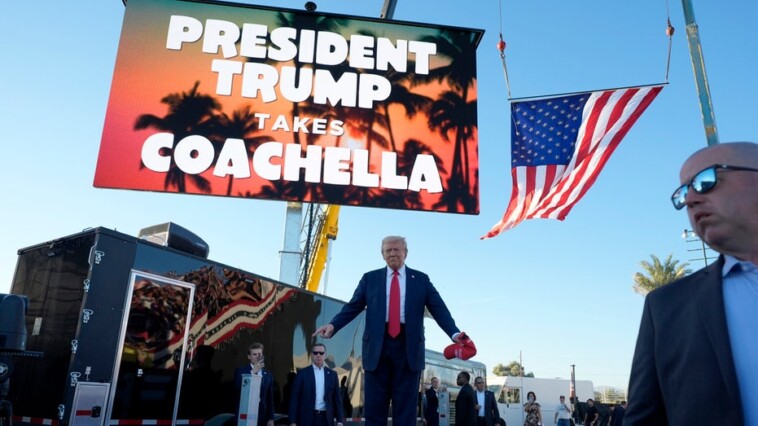 man-arrested-outside-trump-coachella-rally-denies-assassination-intent;-he’s-‘all-in’-supporting-trump