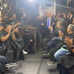 watch:-donald-trump-gets-applauded-during-visit-to-black-barber-shop-in-the-bronx,-ny-(video)