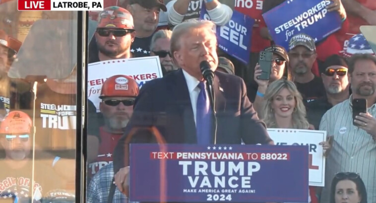 watch-live:-president-trump-to-speak-at-rally-in-latrobe,-pennsylvania-at-6-pm-et-–-nfl-stars-antonio-brown-and-le’veon-bell-arrive-to-deliver-remarks!