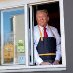 trump-works-fry-cooker-at-mcdonald’s-—-and-maga-faithful-line-up-to-order:-‘i’ll-take-whatever-he-gives-me’