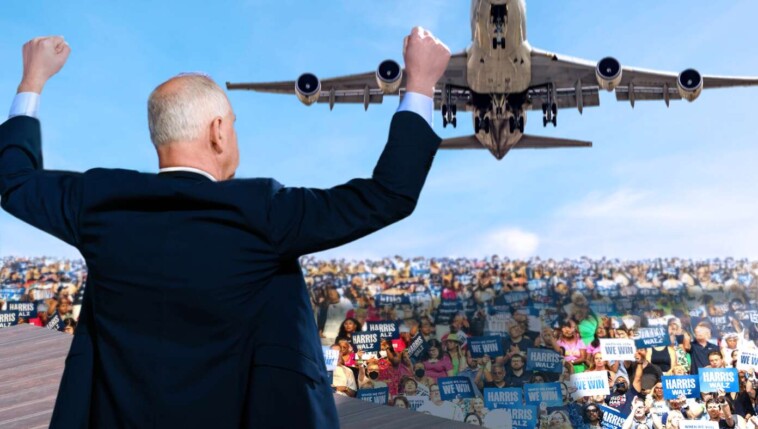 disaster-as-tim-walz-accidentally-signals-boeing-747-to-land-at-rally