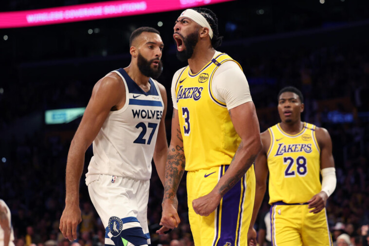 nba-opening-night:-anthony-davis-leads-lakers-past-timberwolves-on-big-night-for-lebron,-bronny-james;-celtics-roll-past-knicks