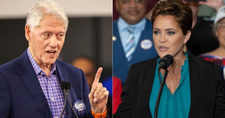 bill-clinton-comments-about-kari-lake’s-looks-as-his-mind-wanders-off-during-pro-kamala-rally