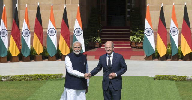 german-chancellor-flies-to-india-to-talk-defence,-green,-migration-with-modi