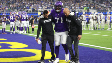 vikings-lose-star-lt-christian-darrisaw-for-season-to-torn-acl,-mcl