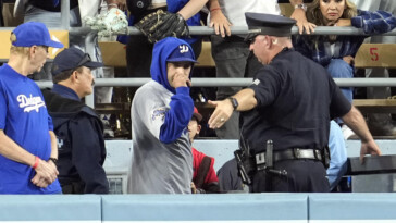 world-series:-fan-interference-ruling-at-dodger-stadium-keeps-yankees-scoreless-on-pivotal-play