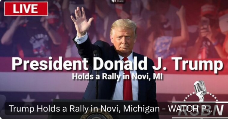 watch-live:-president-trump-holds-rally-in-novi,-michigan