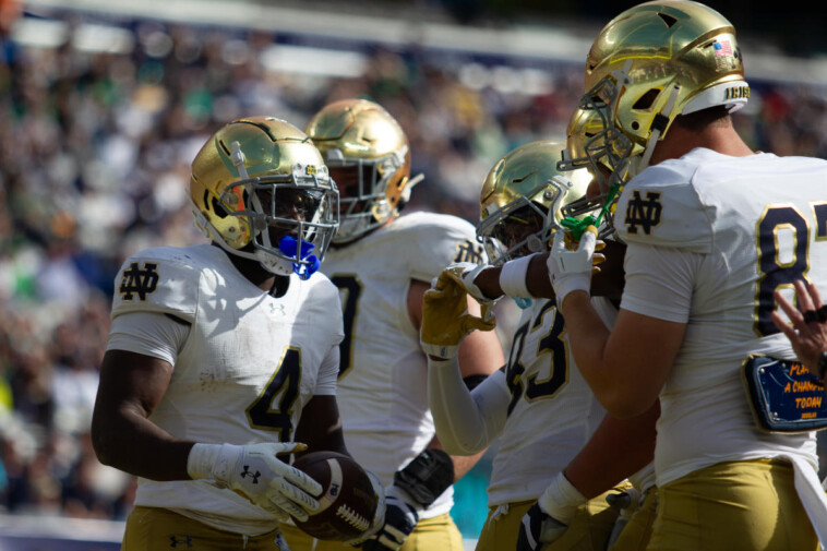 no-12-notre-dame-capitalizes-on-no.-24-navy’s-fumbles-in-blowout-51-14-win