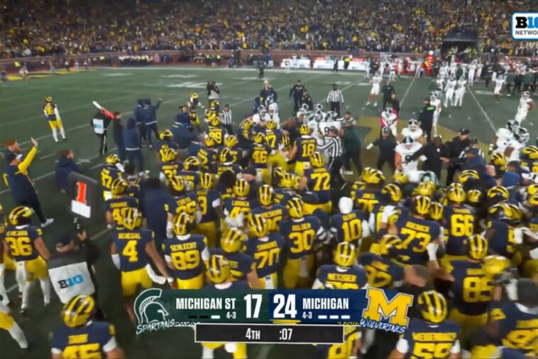 punches-thrown-as-michigan,-michigan-state-sidelines-clear-in-wild-scene