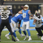 chargers-c-bradley-bozeman-protects-justin-herbert-from-dirty-play-vs.-saints,-draws-penalty-flag