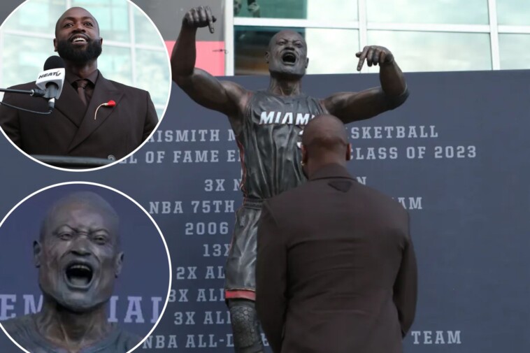 fans-roast-dwyane-wade-statue-after-heat-unveiling:-‘who-the-hell-is-this?’