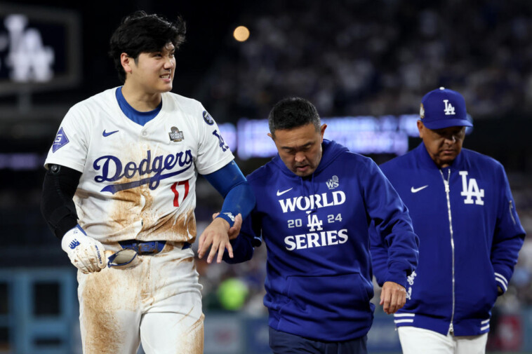 world-series:-dodgers-star-shohei-ohtani-in-starting-lineup-for-game-3-vs.-yankees-after-shoulder-injury