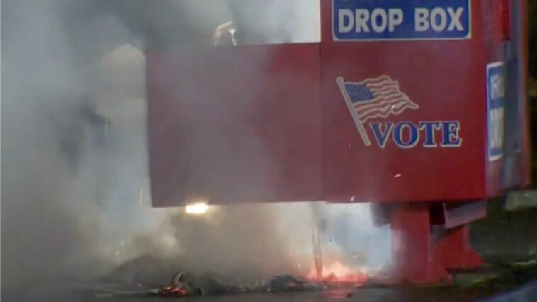 2-ballot-drop-boxes-lit-on-fire,-hundreds-of-ballots-likely-destroyed