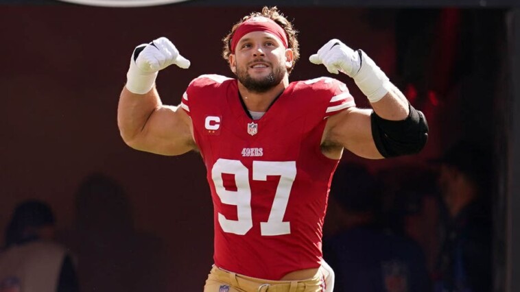 nick-bosa’s-maga-hat-appearance-initially-omitted-from-‘snf’-social-media-feed,-clip-posted-after-fan-furor