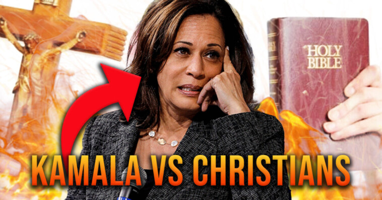 blasphemous:-kamala-harris-humiliated-by-christian-democrats-after-referencing-the-bible-at-church-event-||-elijah-schaffer’s-top-5-|-video