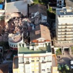 10-story-hotel-collapses-in-argentina,-firefighters-search-for-survivors-trapped-under-rubble