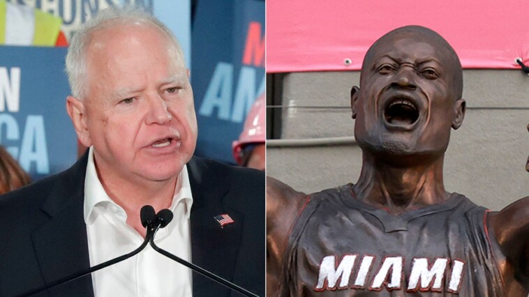 tim-walz-calls-new-viral-dwyane-wade-statue-‘horrific’