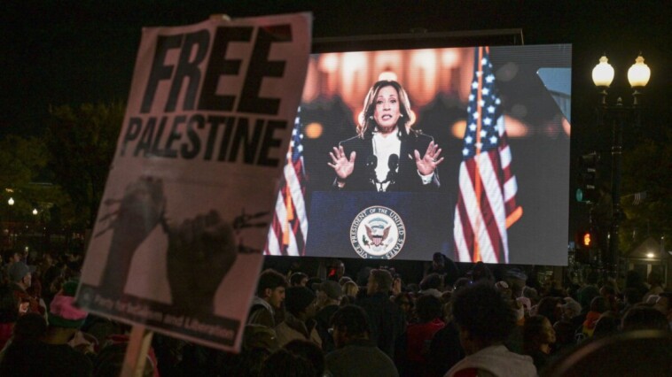 kamala-calls-trump-a-‘petty-tyrant’-in-closing-speech-as-far-left-protests-rage