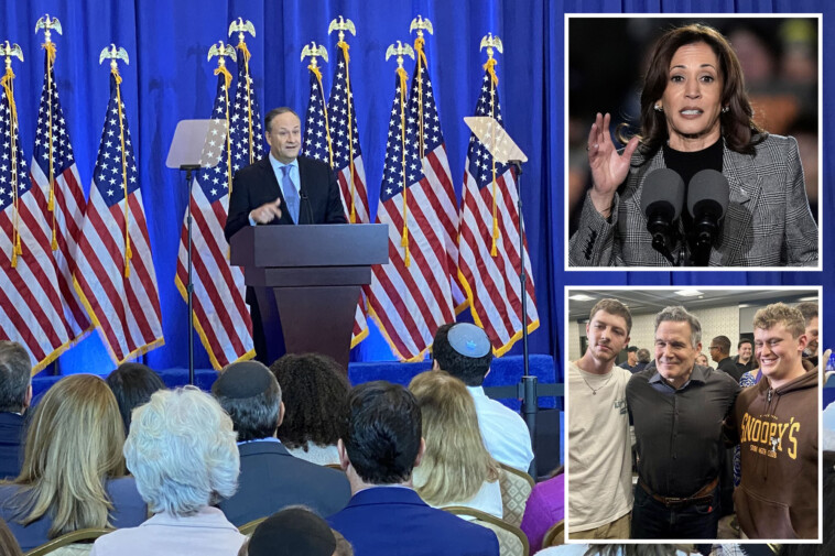 pennsylvania-jewish-dems-don’t-buy-doug-emhoff’s-claim-kamala-harris-is-for-israel