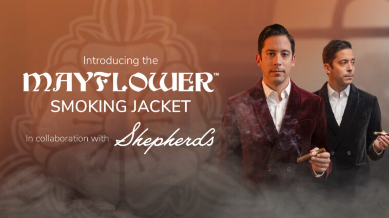 unsurpassed-craftsmanship-and-luxury:-mayflower-cigars-introduces-the-mayflower-smoking-jacket