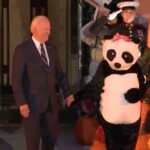 jill-biden-shows-up-to-white-house-halloween-celebration-dressed-as-a-giant-panda-(video)