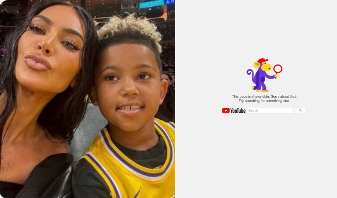 kim-kardashian-deletes-eight-year-old-son’s-youtube-channel-after-he-shared-anti-kamala-harris-videos