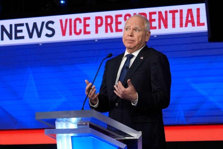 walz-stumbles-on-first-question-at-vp-debate,-confuses-israel-and-iran