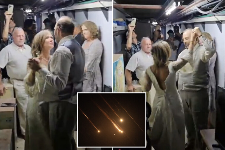 heart-warming-video-shows-newlyweds’-first-dance-in-underground-jerusalem-shelter-during-iran’s-missile-attack