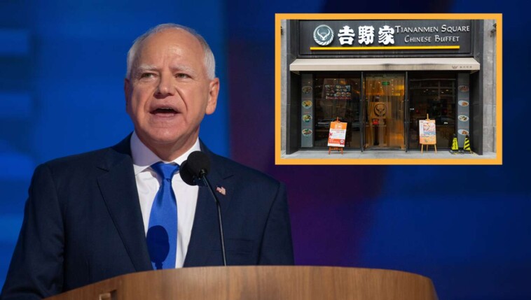 walz-clarifies-that-he-meant-the-‘tiananmen-square-chinese-buffet’-in-omaha,-nebraska