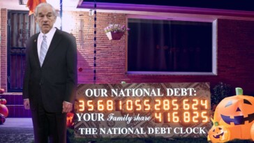 ron-paul-decorates-for-halloween-by-putting-spooky-national-debt-counter-in-front-yard