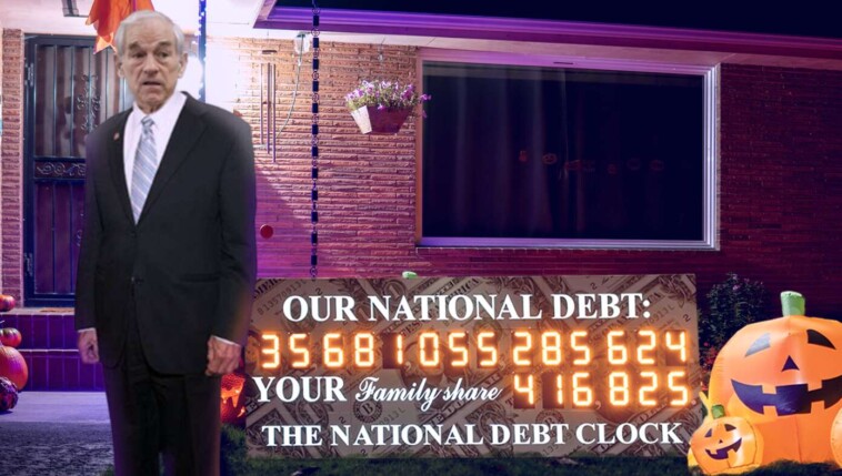 ron-paul-decorates-for-halloween-by-putting-spooky-national-debt-counter-in-front-yard