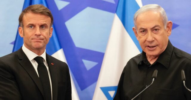 netanyahu-blasts-macron’s-arms-embargo-demand-as-a-‘disgrace’,-‘shame-will-continue-long-after-war-is-won’