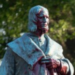 defaced-columbus-statue-that-was-thrown-into-a-virginia-pond-finds-more-welcoming-home-in-nyc-suburb