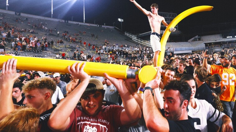 vanderbilt,-arkansas-fined-for-fans-storming-the-field-after-upset-wins