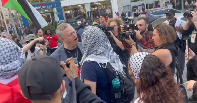 democratic-majority-of-israel-co-founder-attacked,-bloodied-in-union-square-as-pro-palestinian-protesters-flood-nyc