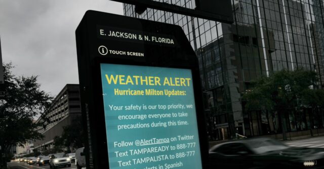 hurricane-milton-—-‘you’re-going-to-die’:-tampa-mayor-issues-grave-warning-to-people-ignoring-evacuation-orders