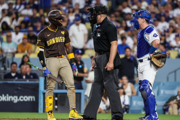 heated-padres-dodgers-series-moves-south-with-increased-police-presence-after-game-2-fireworks,-dave-roberts-manny-machado-ball-drama