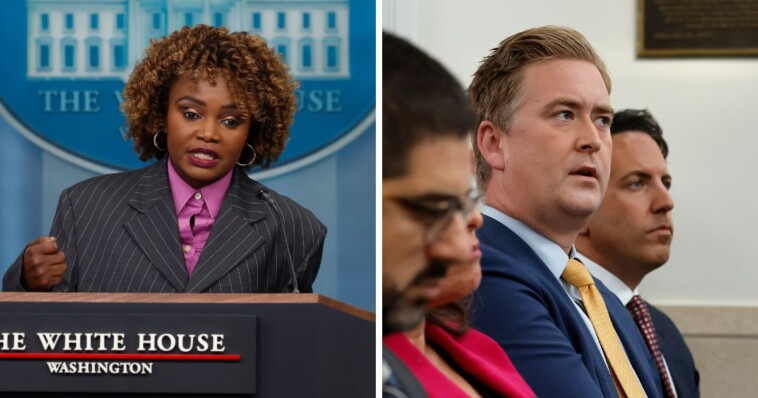 karine-jean-pierre-calls-peter-doocy’s-question-‘misinformation,’-ends-press-briefing-amid-heated-clash