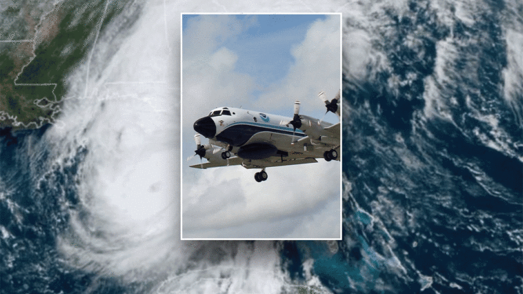 rough-ride:-noaa-hurricane-hunters-fly-into-eye-of-milton-in-heart-racing-flight-caught-on-camera