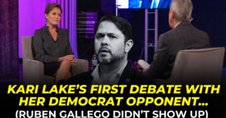 trump-endorsed-kari-lake-to-debate-senate-opponent-ruben-gallego-tonight-after-he-skipped-first-debate-(video)