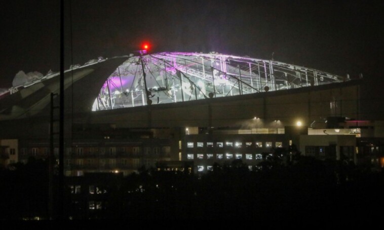 hurricane-milton-rips-off-roof-of-tampa-bay-rays’-tropicana-field-which-was-turned-into-shelter-for-first-responders