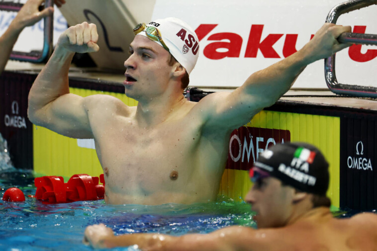 leon-marchand-tops-ryan-lochte’s-200m-im-world-record;-regan-smith-breaks-own-world-record-set-a-week-ago