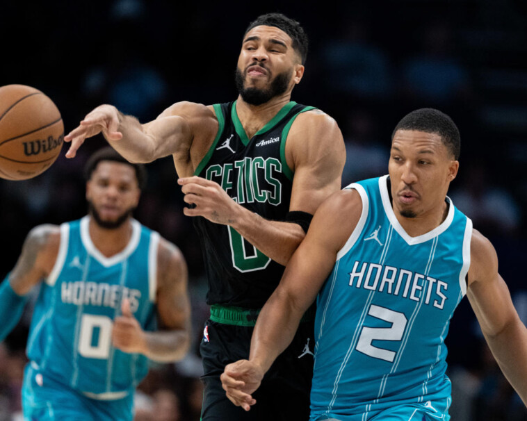 hornets’-grant-williams-ejected-after-tackling-former-teammate-jayson-tatum-in-celtics’-124–109-win