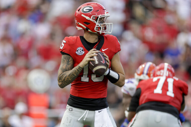 carson-beck-throws-3-picks-but-also-tosses-the-go-ahead-td-pass-in-no.-2-georgia’s-34-20-win-over-florida