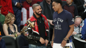 demar-derozan-laughs-off-swipe-from-drake,-who-apparently-hasn’t-forgiven-‘not-like-us’-appearance