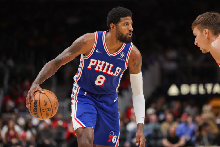 report:-paul-george-to-make-debut-with-76ers-against-suns-on-monday-after-left-knee-injury