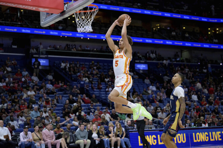 hawks-guard-dyson-daniels-denies-making-gun-gesture-toward-pelicans-after-hitting-3-pointer-in-win