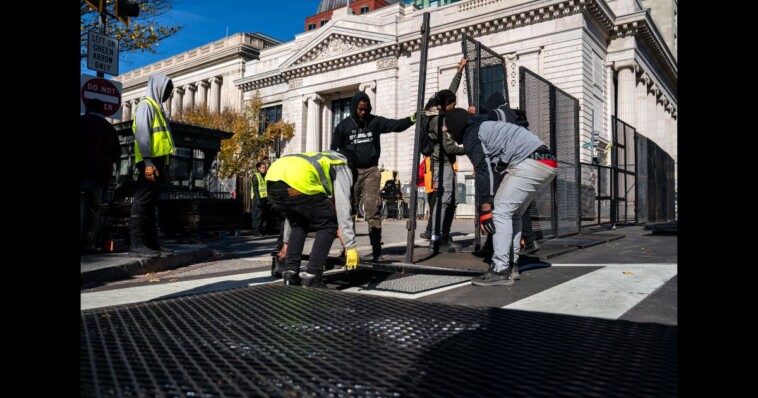 secret-service-erects-barricades-around-white-house-and-kamala-harris’-residence