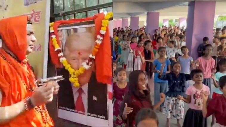 hindu-priests-and-christian-children-in-india-gather-to-pray-for-trump’s-return-to-office