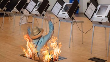 amish-man-falls-through-trap-door-directly-to-hell-after-using-electronic-voting-machine